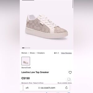 Women coach sneakers